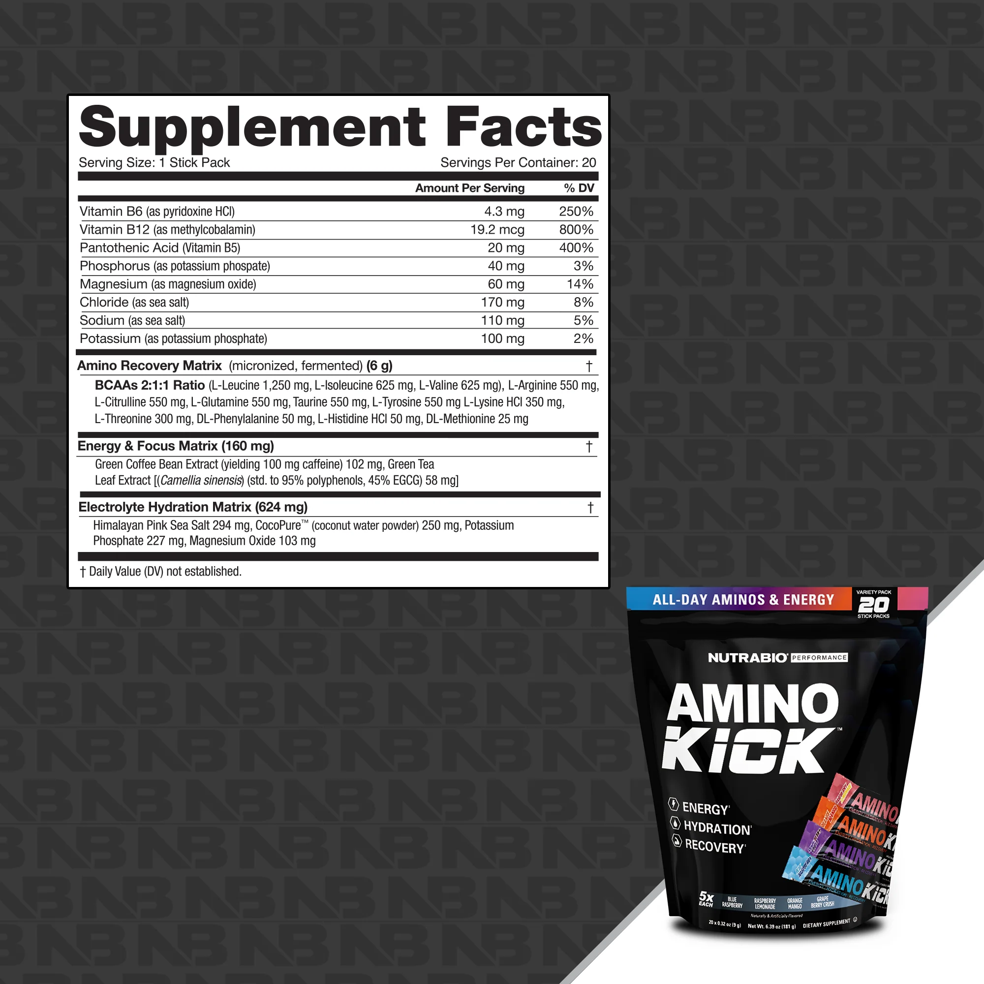 Amino Kick - 20 Serving Bag - Image 10