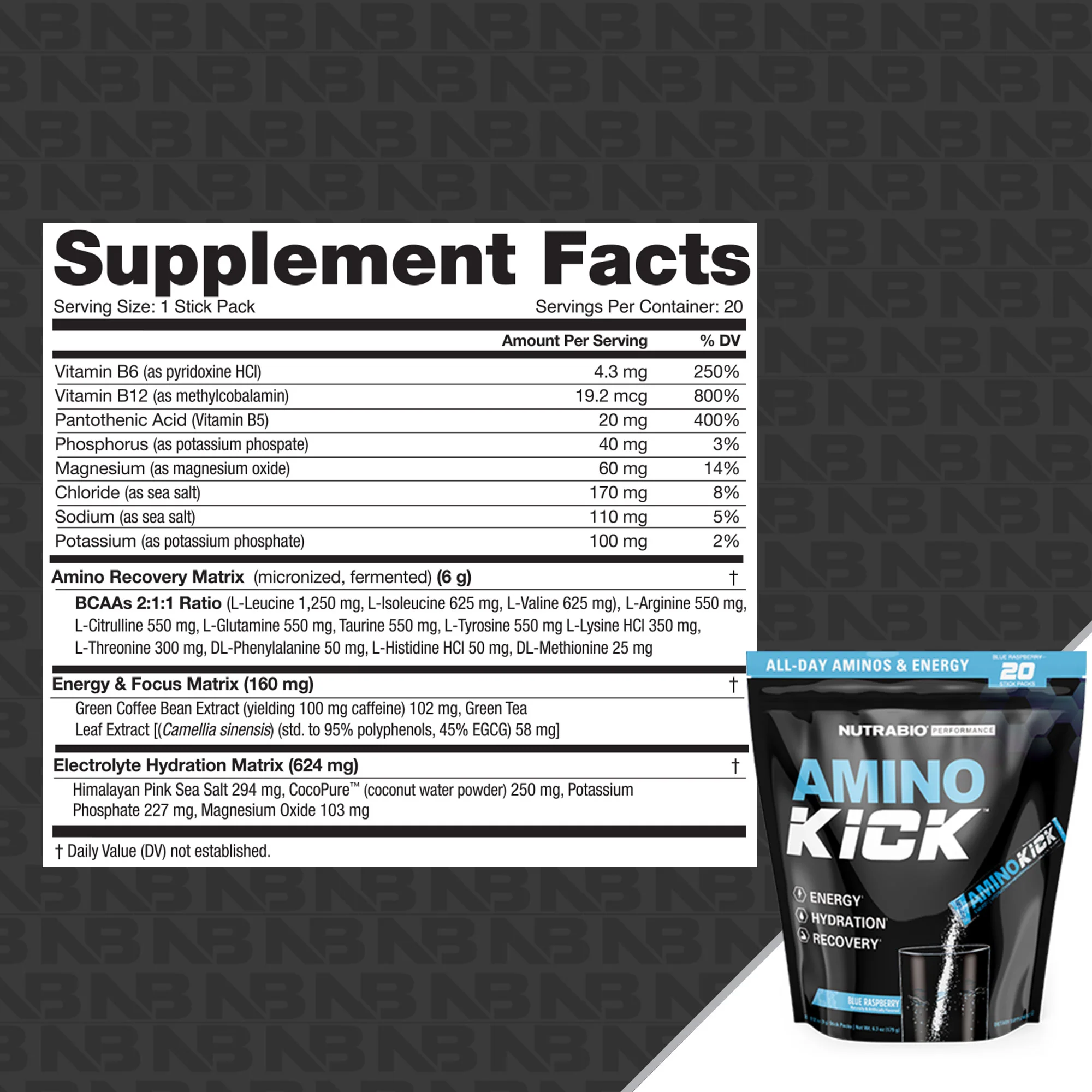 Amino Kick - 20 Serving Bag - Image 6