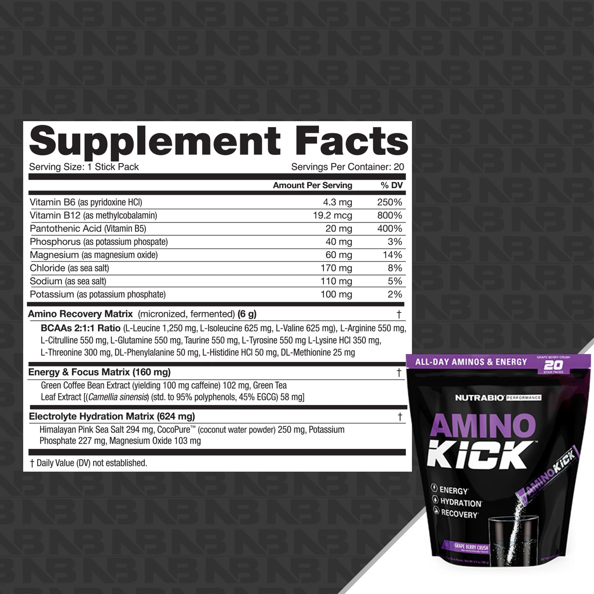 Amino Kick - 20 Serving Bag - Image 8