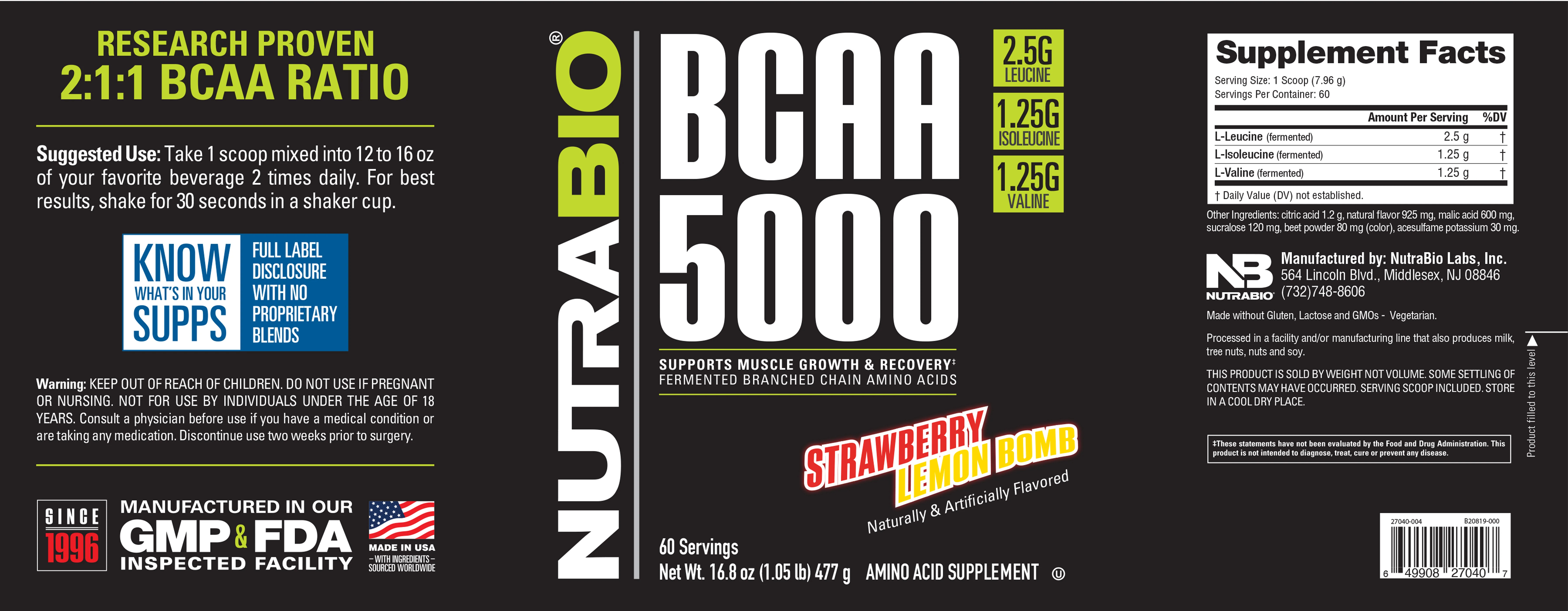 BCAA 5000 Powder - Image 20