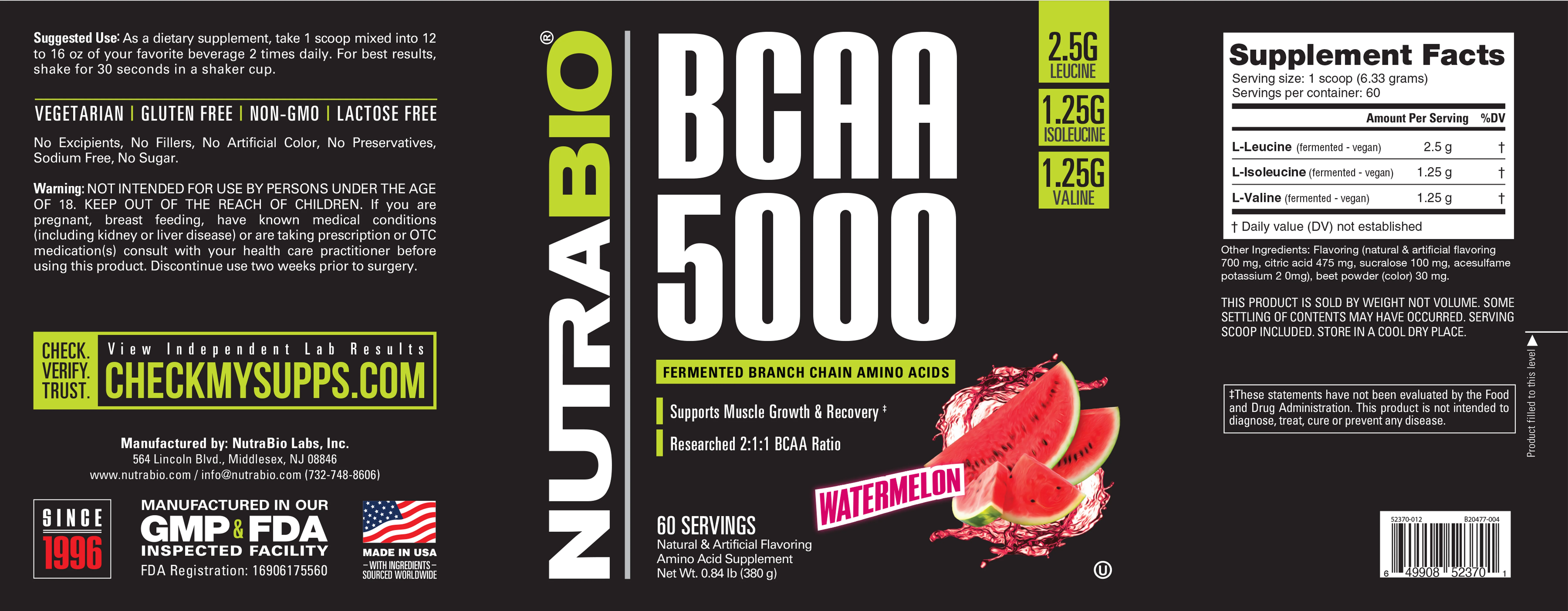BCAA 5000 Powder - Image 21
