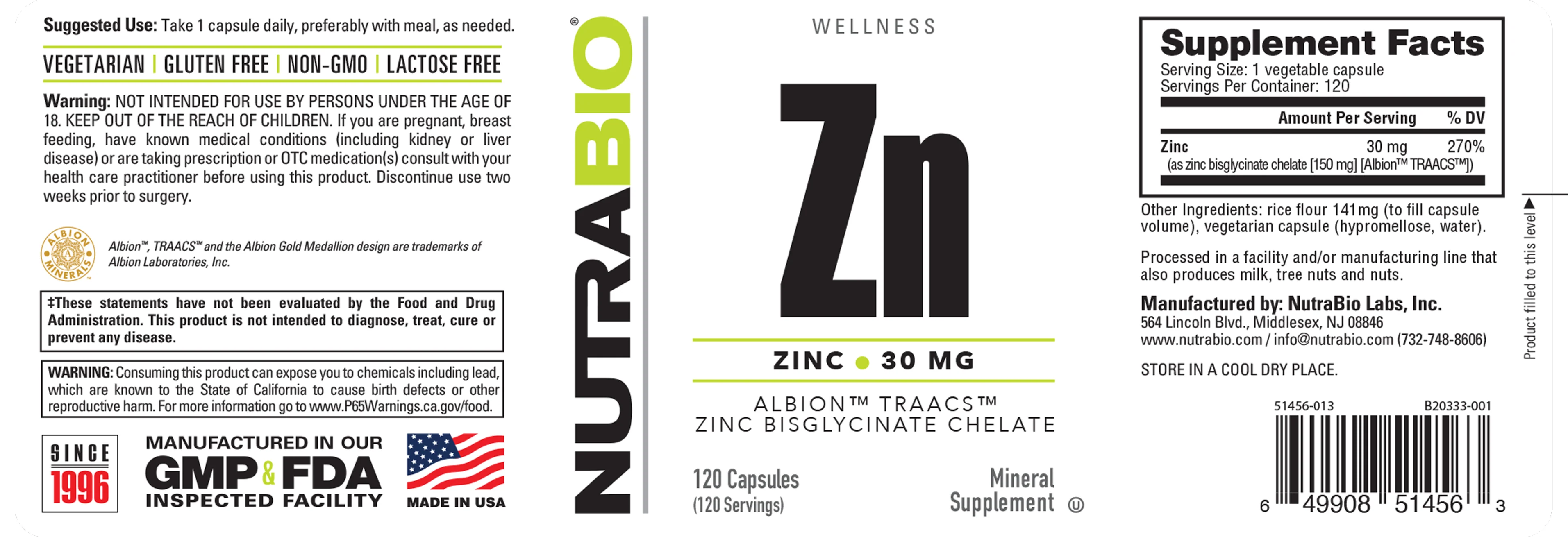 Zinc Chelate (30mg) - Image 3