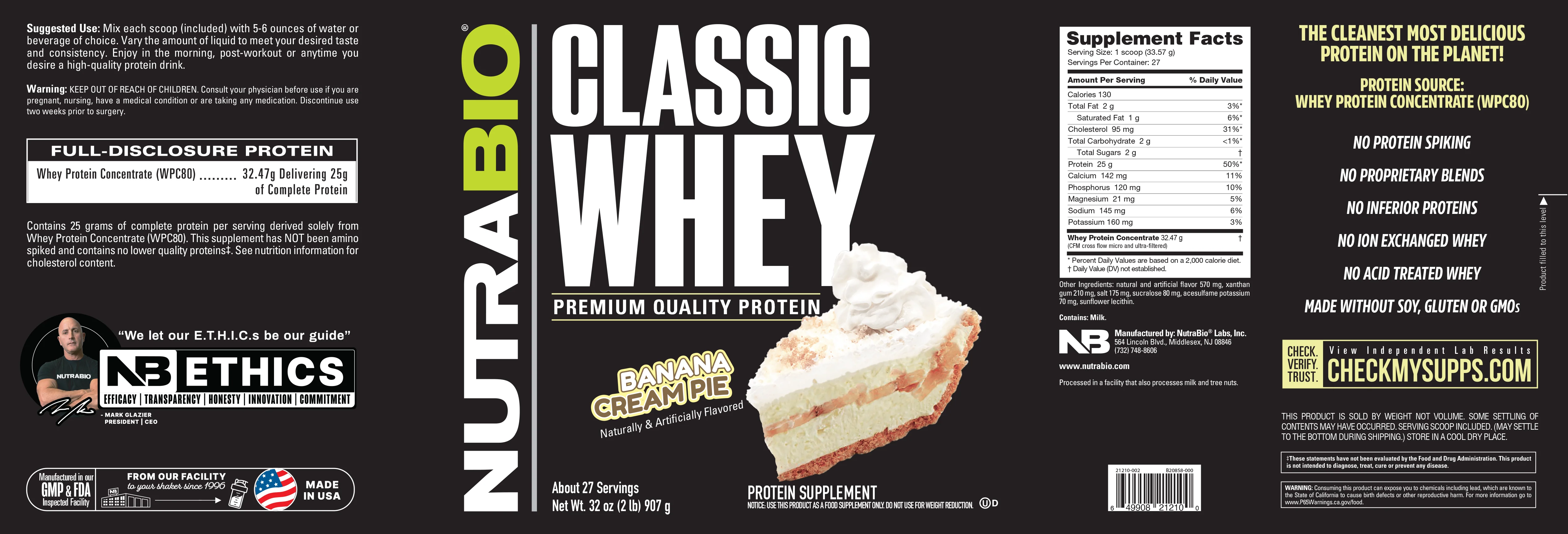 Classic Whey Protein Concentrate Powder - Image 12