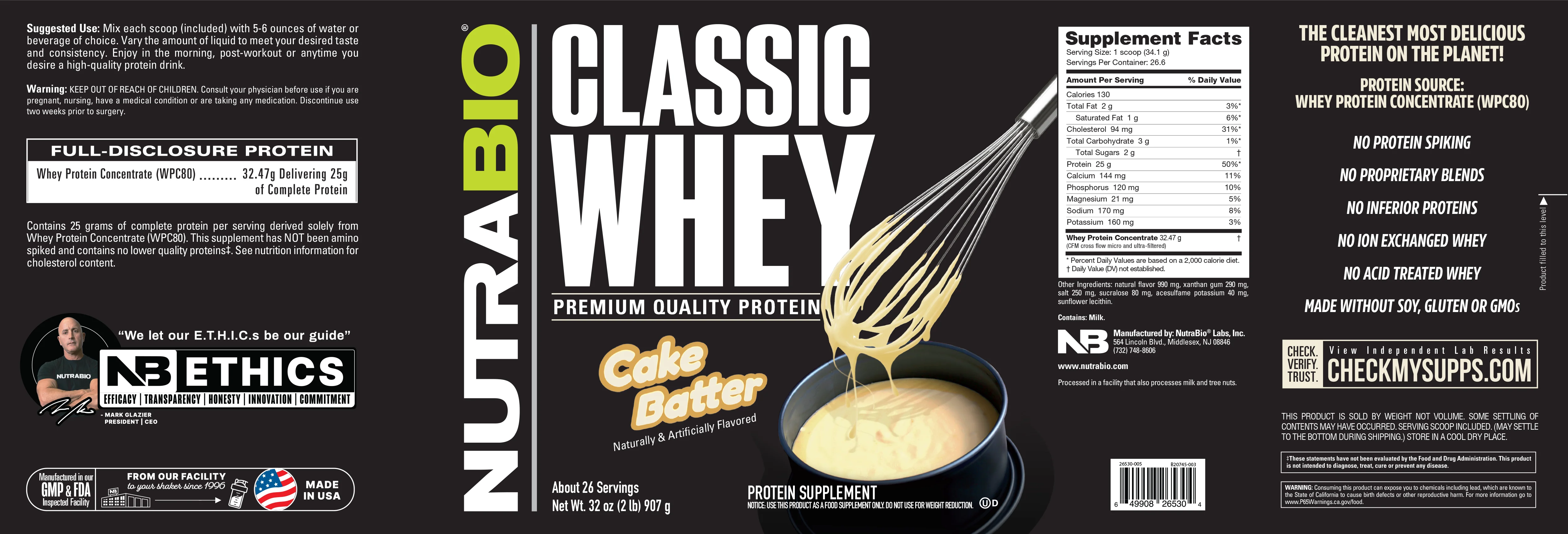 Classic Whey Protein Concentrate Powder - Image 15