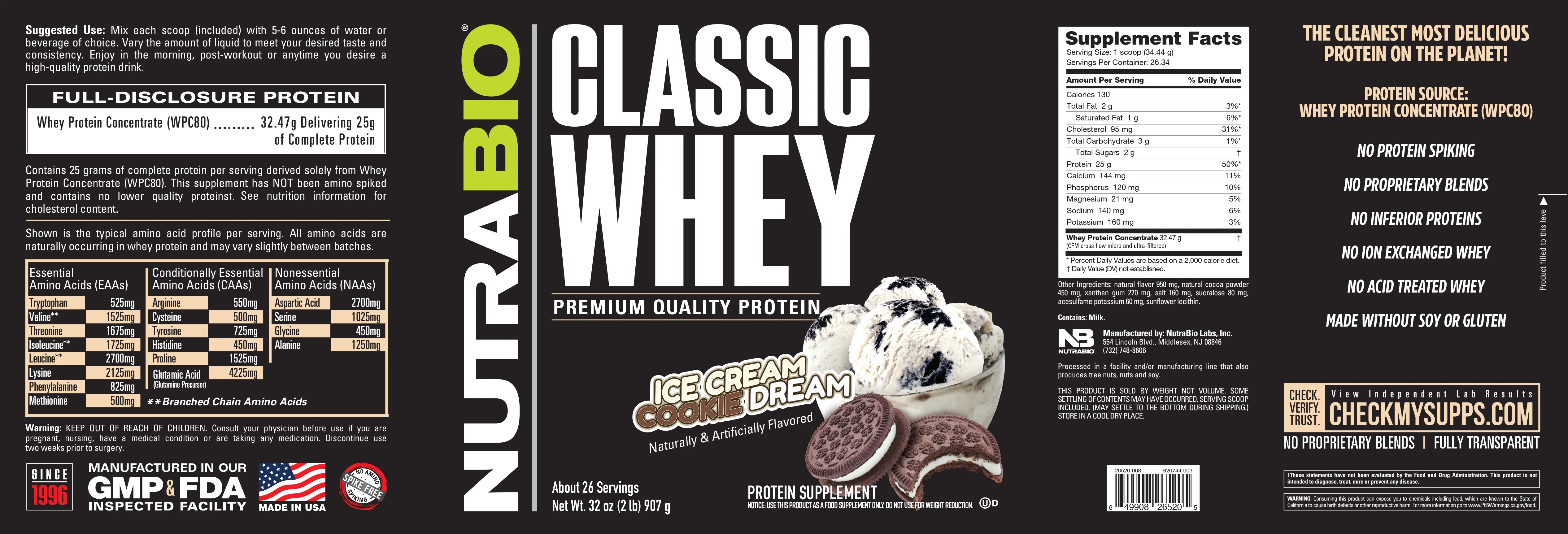 Classic Whey Protein Concentrate Powder - Image 18