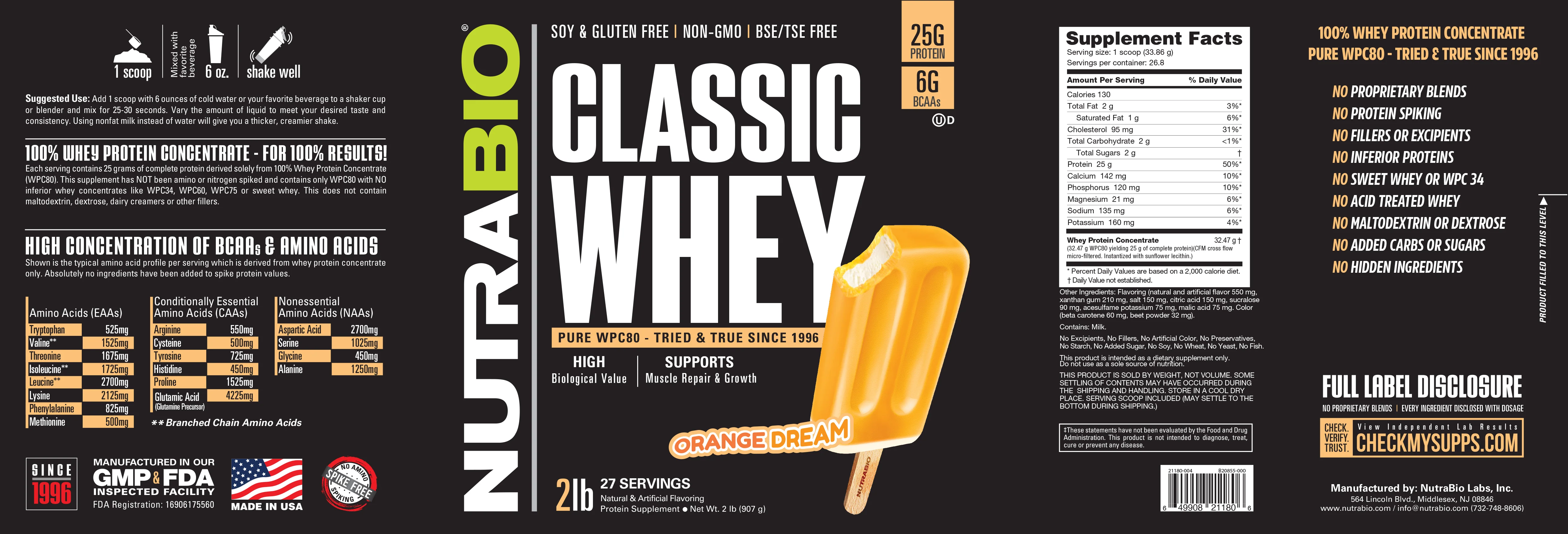 Classic Whey Protein Concentrate Powder - Image 24