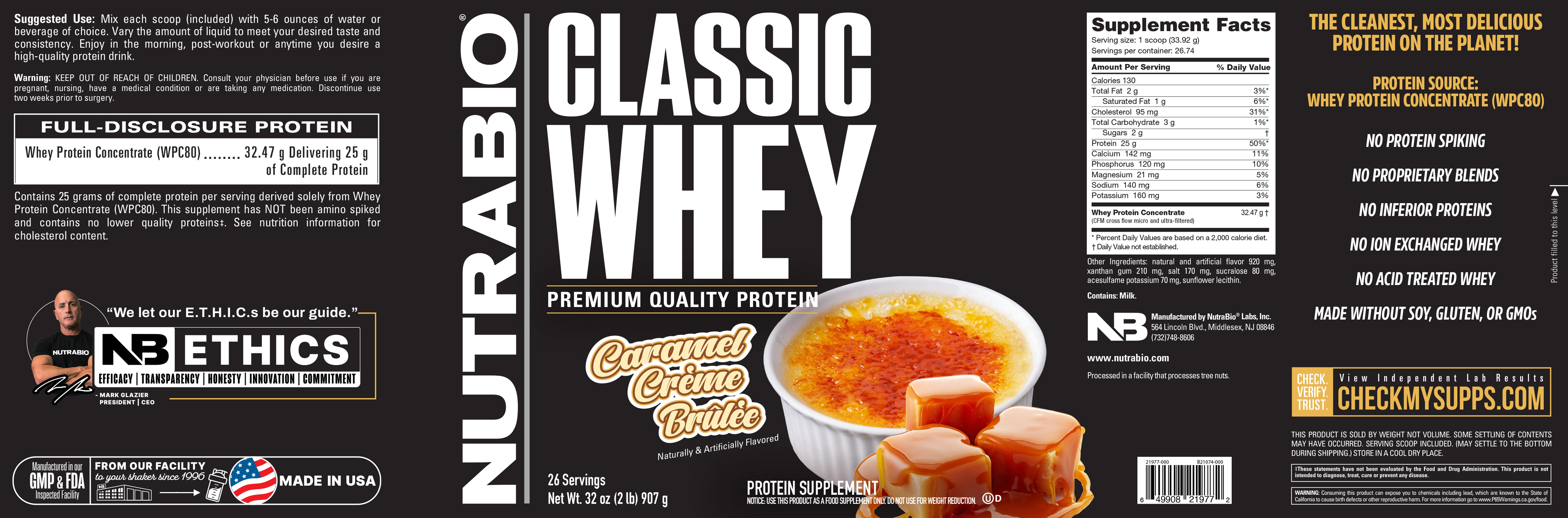 Classic Whey Protein Concentrate Powder - Image 30
