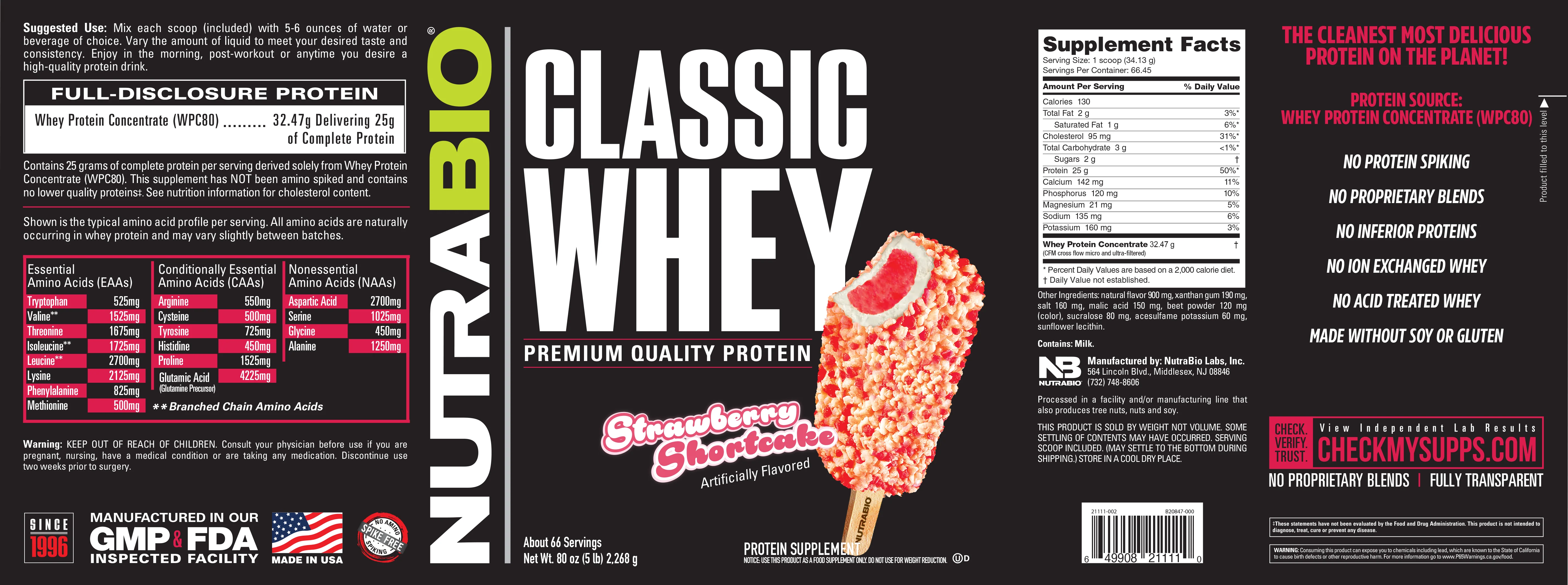 Classic Whey Protein Concentrate Powder - Image 36