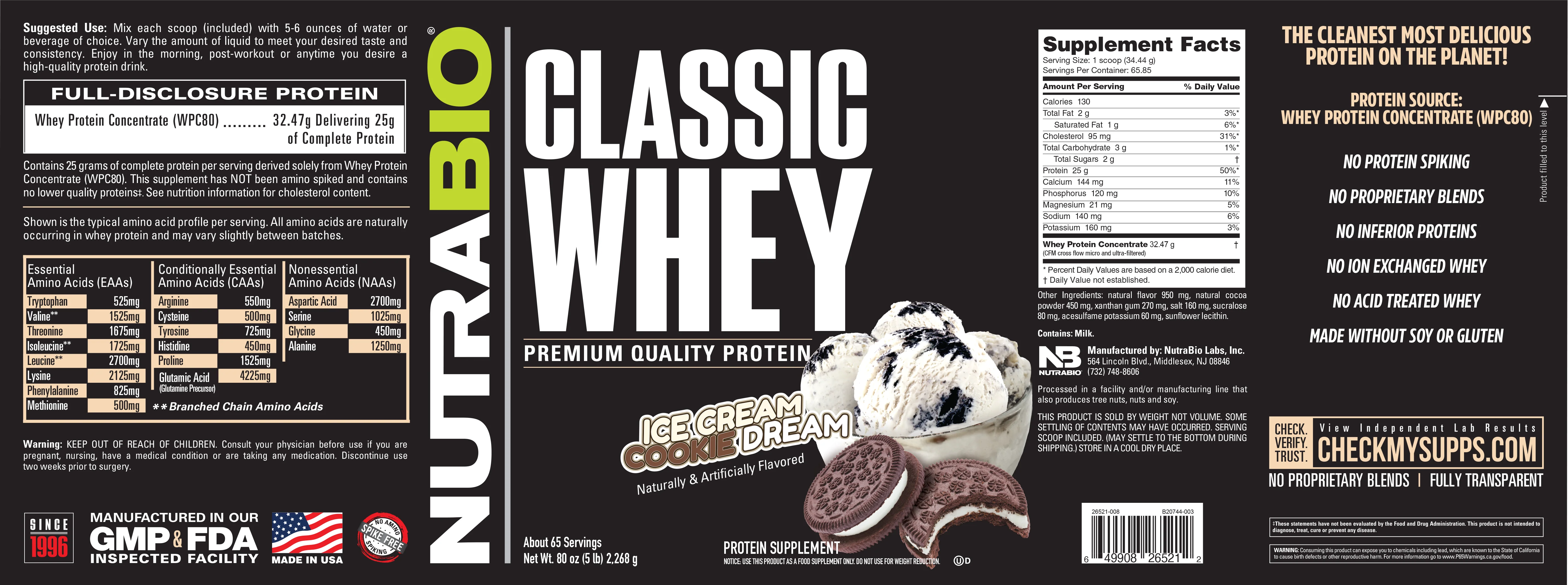 Classic Whey Protein Concentrate Powder - Image 39
