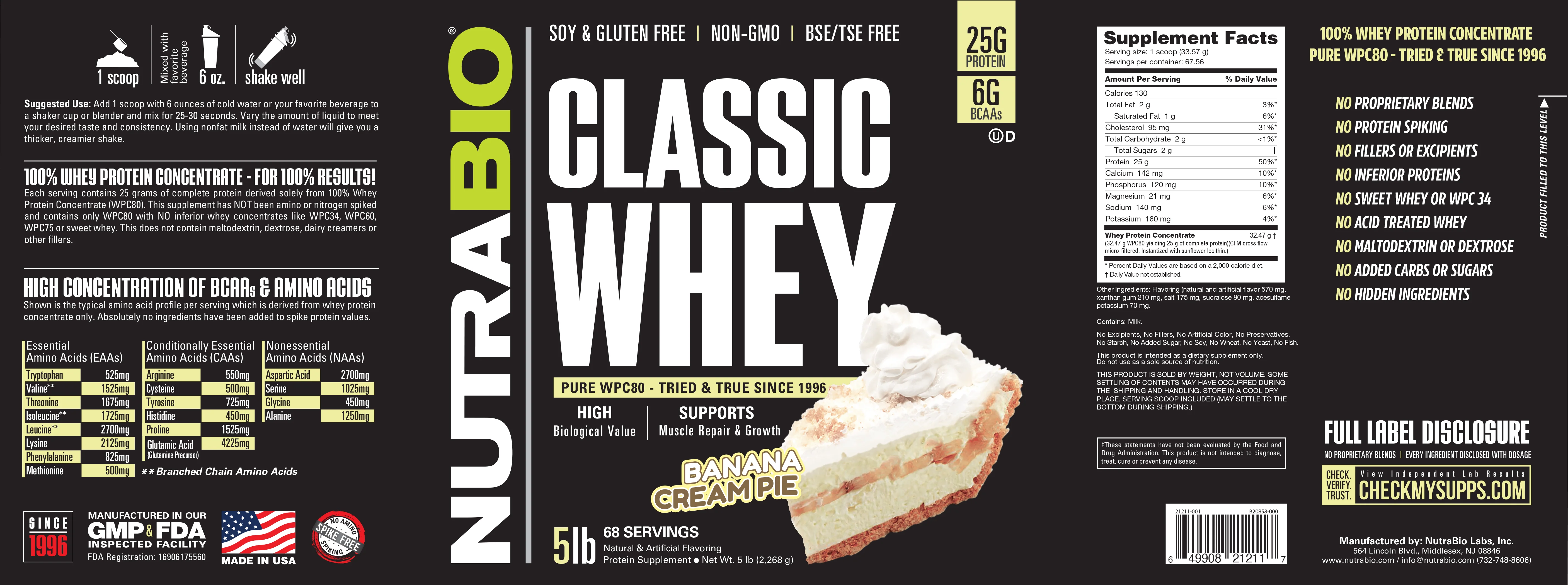 Classic Whey Protein Concentrate Powder - Image 42