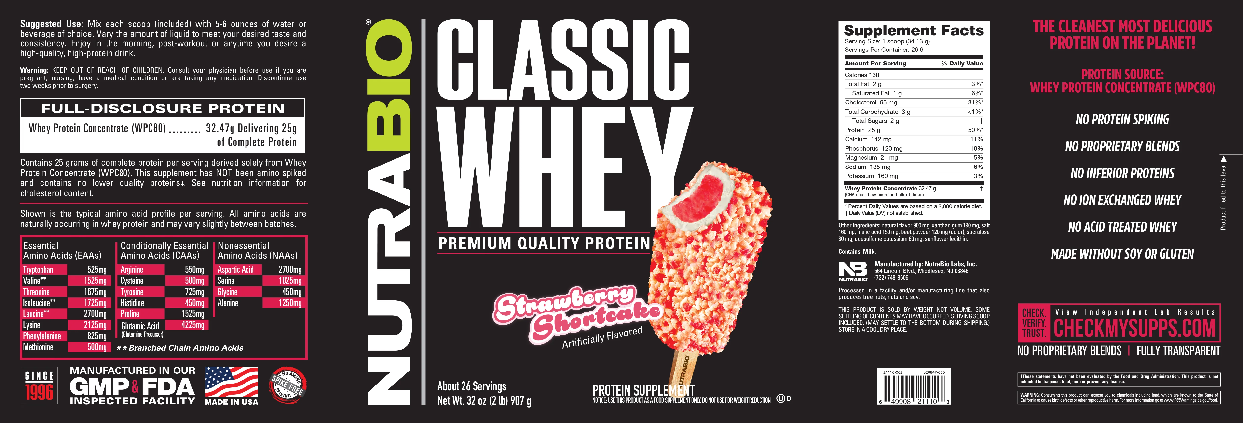 Classic Whey Protein Concentrate Powder - Image 51