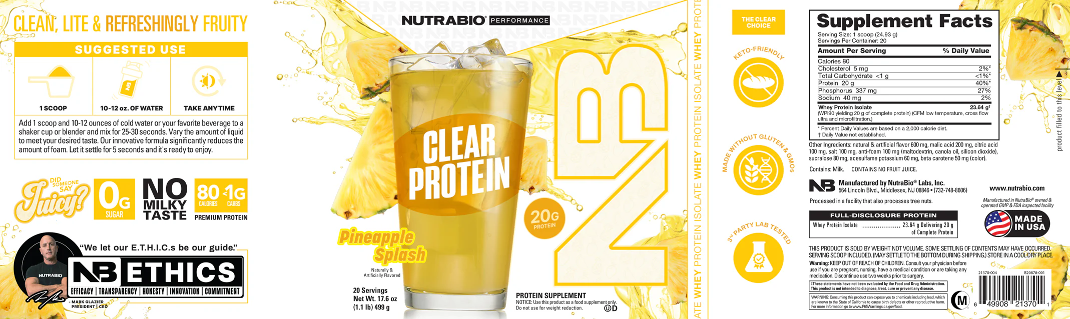 Clear Whey Protein Isolate Powder - Image 13