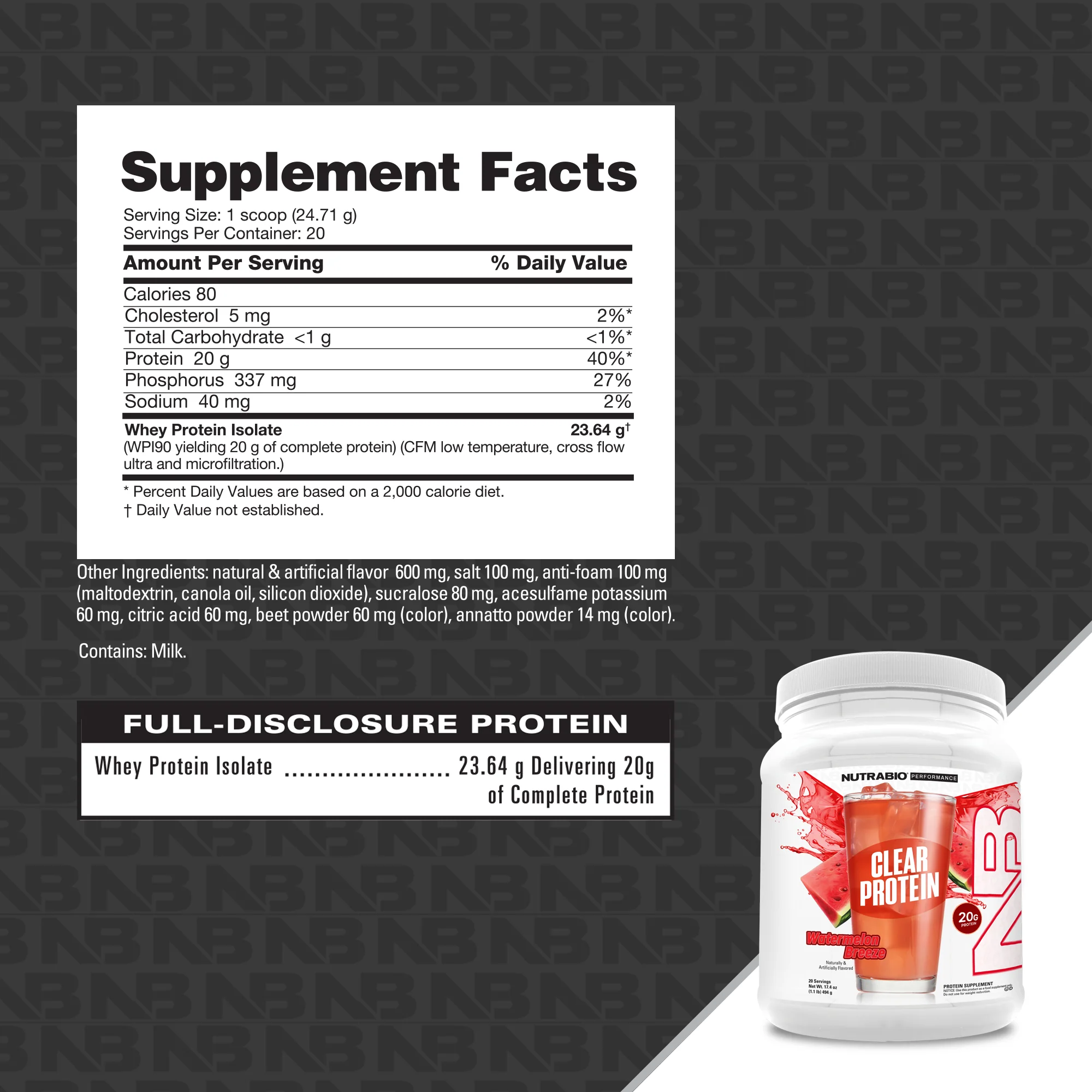 Clear Whey Protein Isolate Powder - Image 14