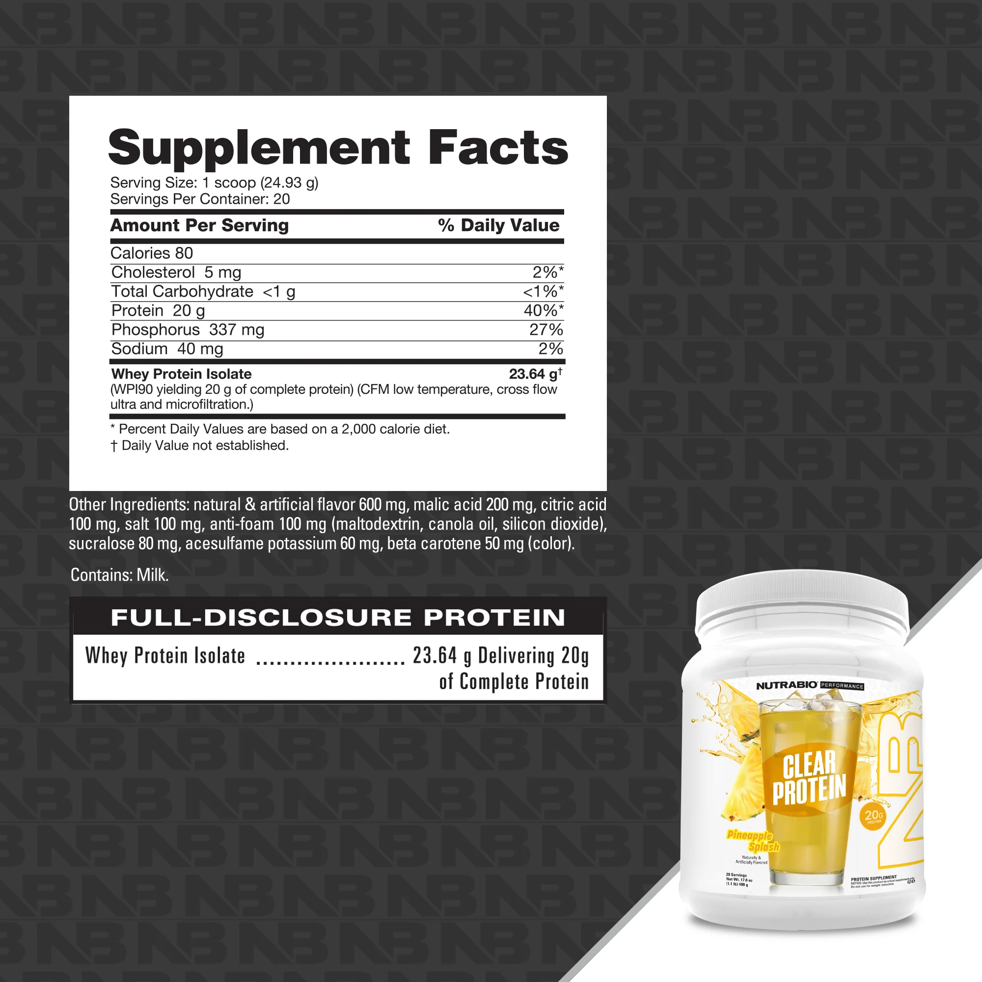 Clear Whey Protein Isolate Powder - Image 16