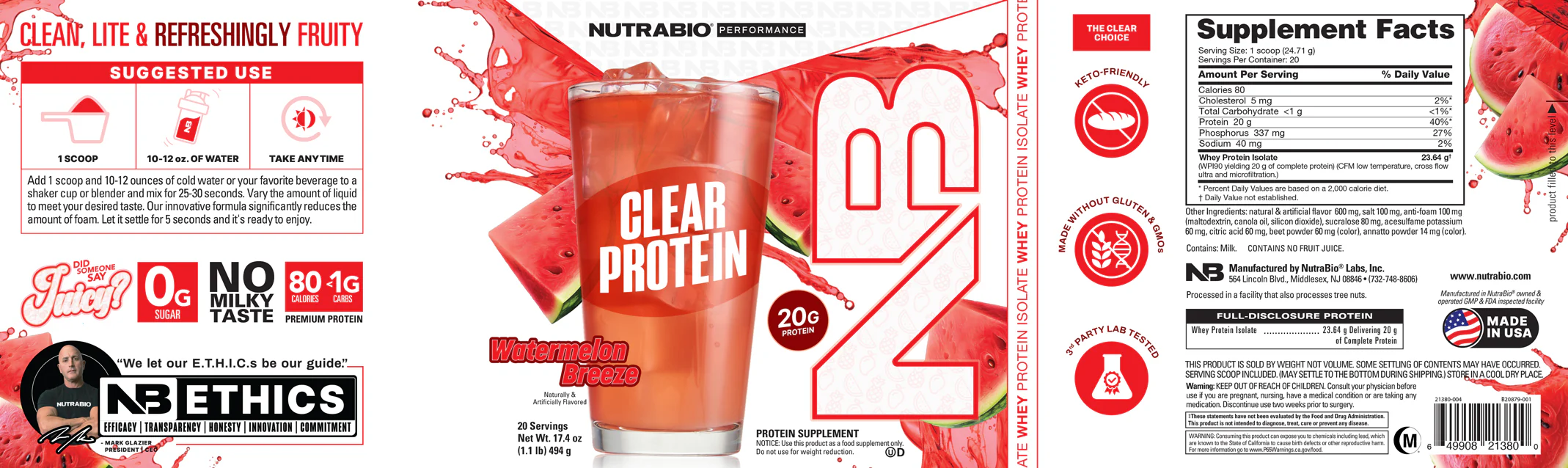 Clear Whey Protein Isolate Powder - Image 18