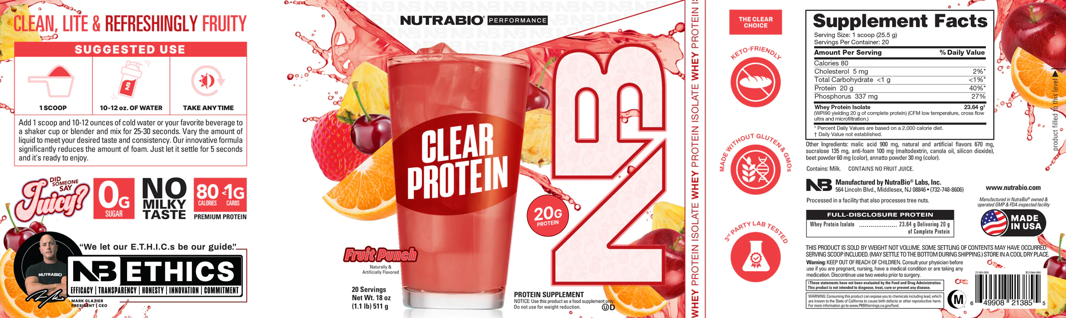 Clear Whey Protein Isolate Powder - Image 3