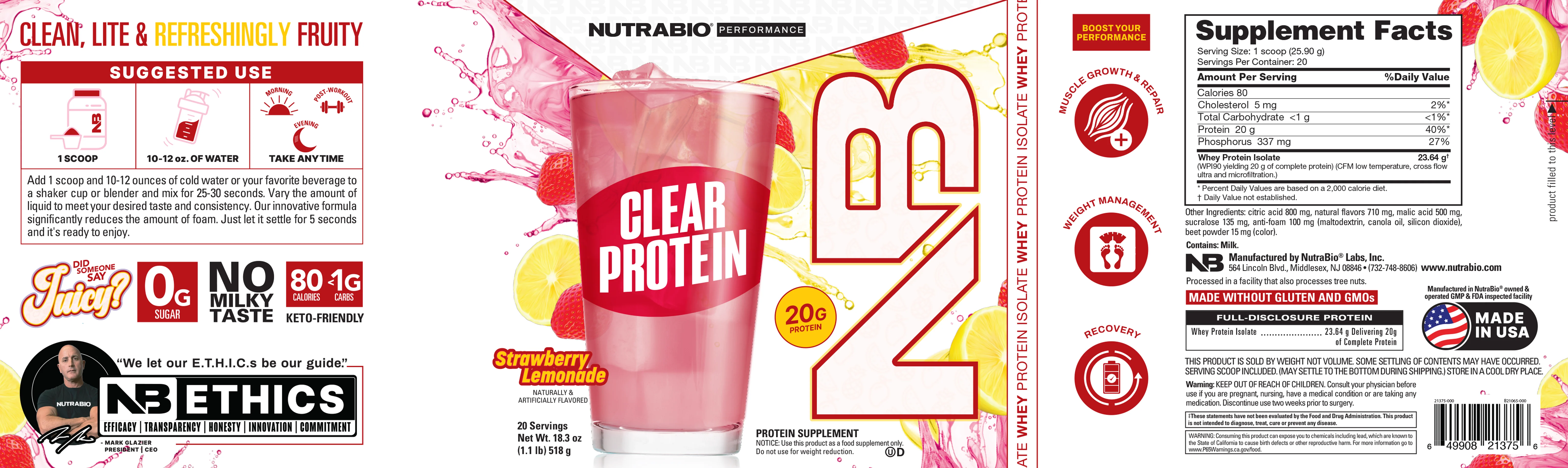 Clear Whey Protein Isolate Powder - Image 6