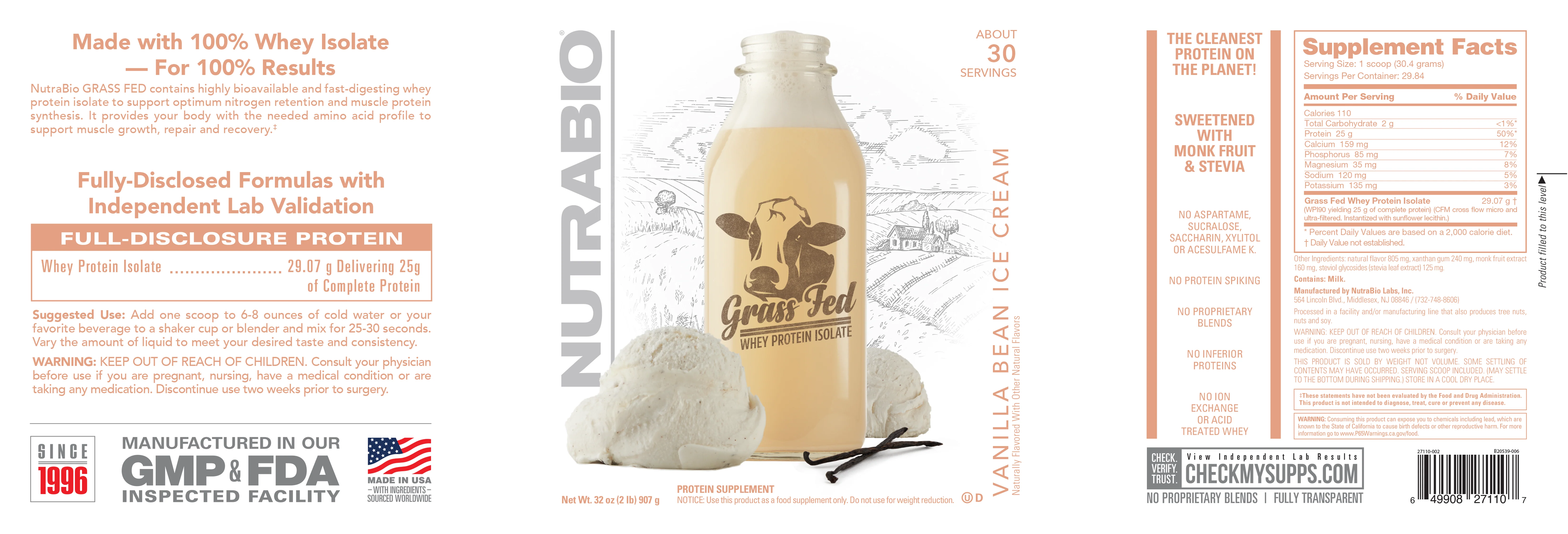 Grass Fed Whey Protein Isolate Powder - Image 7