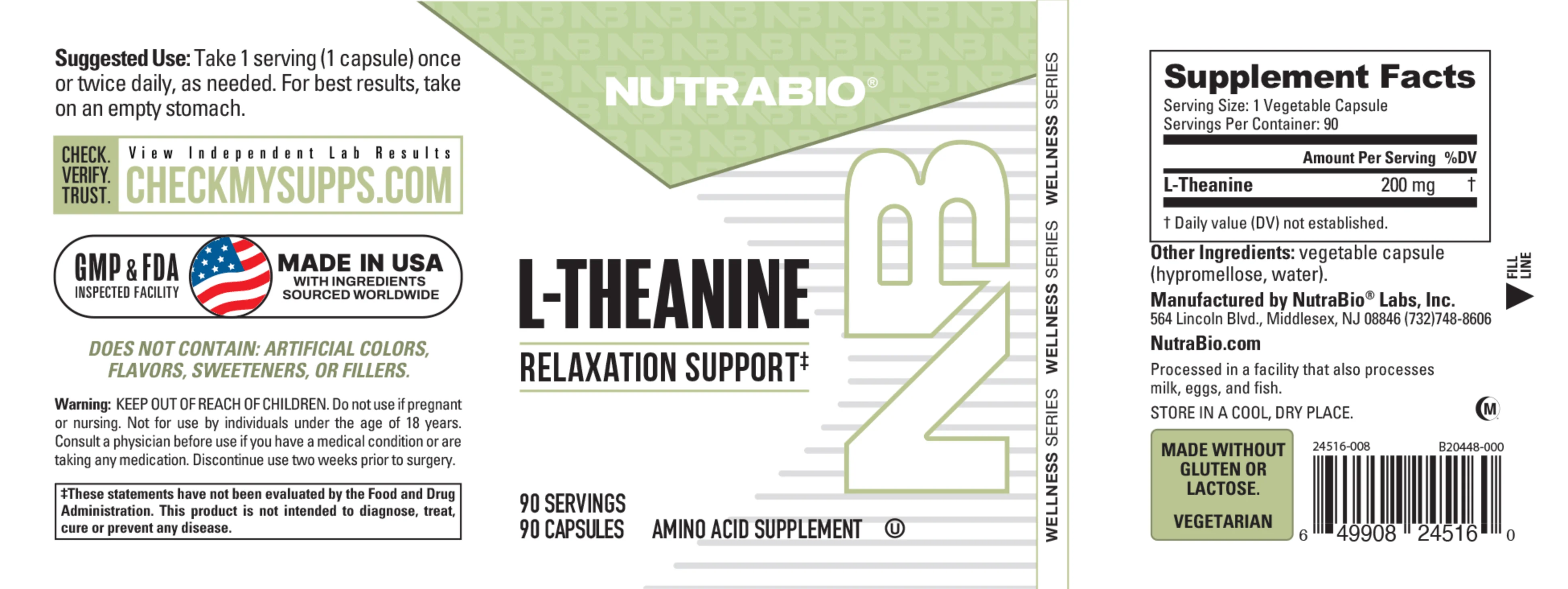 L-Theanine (200mg) - Image 4