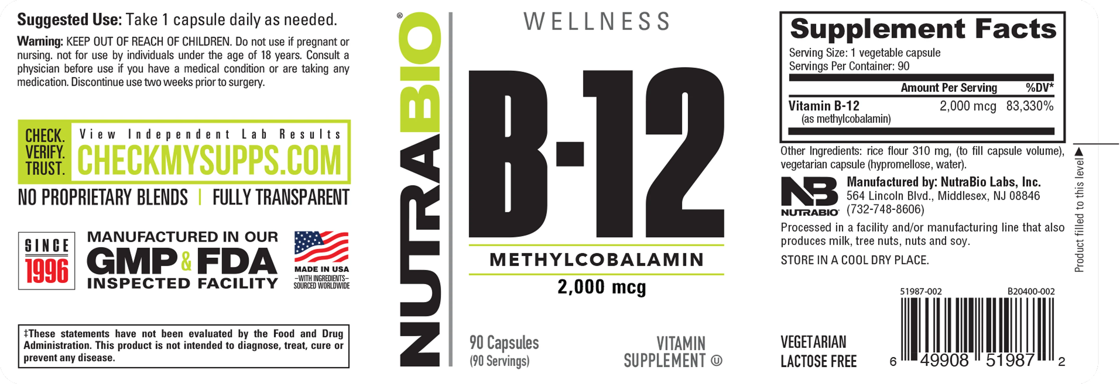 Methyl B-12 (2000mcg) - Image 3