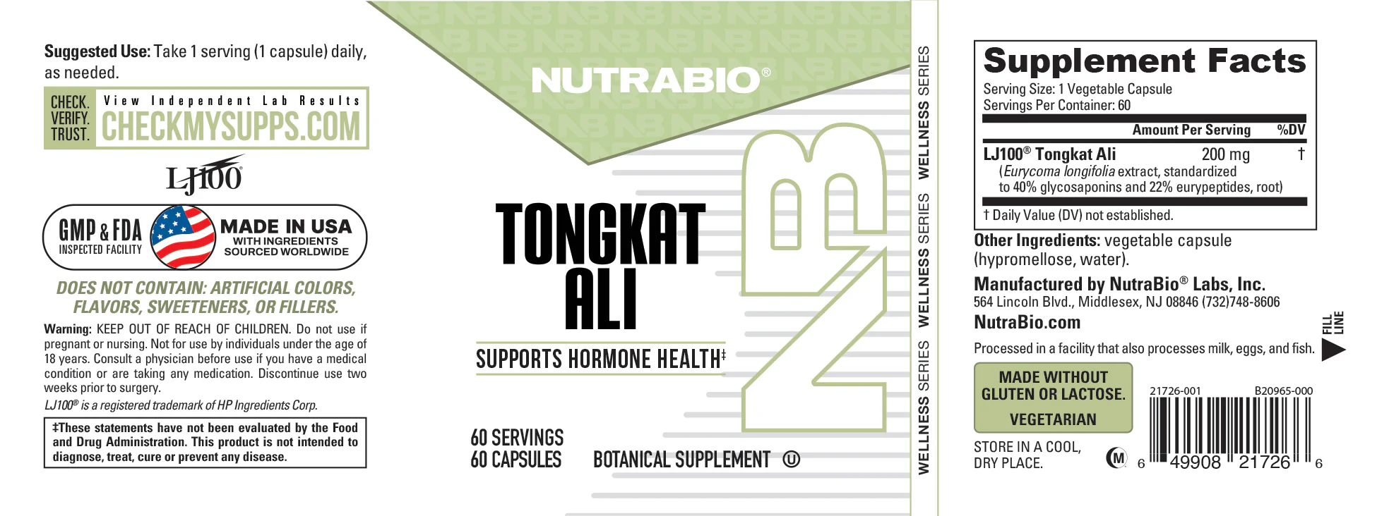 Tongkat Ali LJ100 (200mg) - Image 3