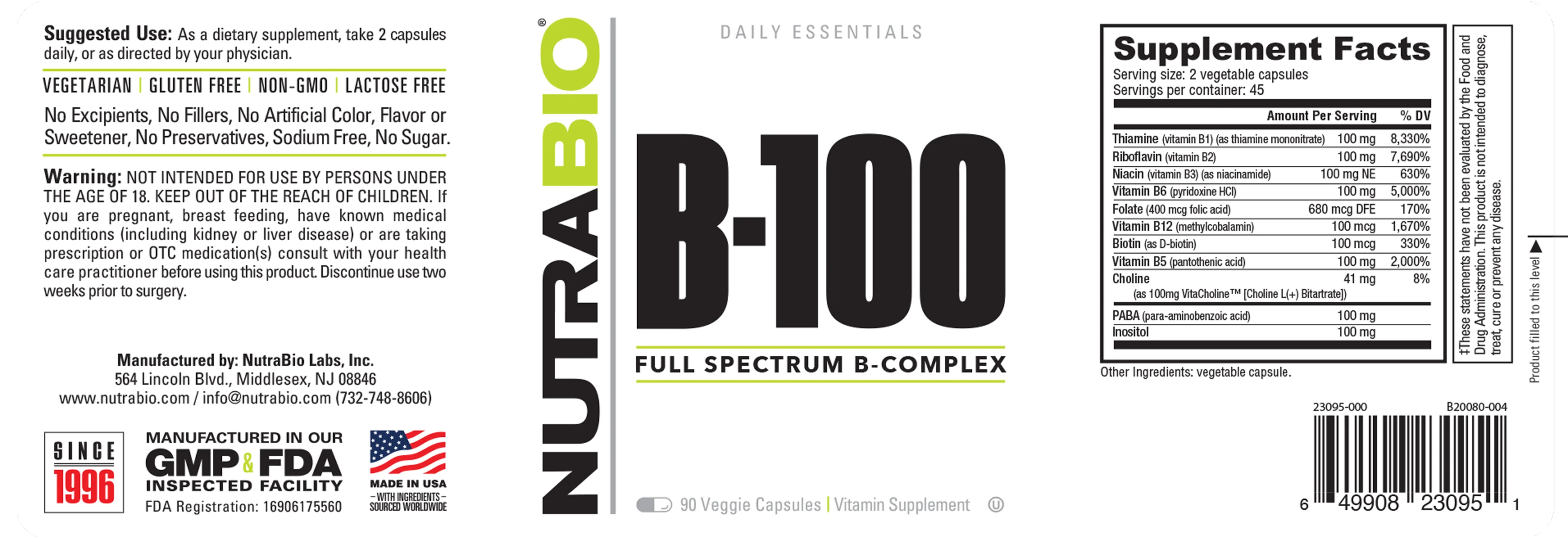 Vitamin B-100 Complex - Image 3