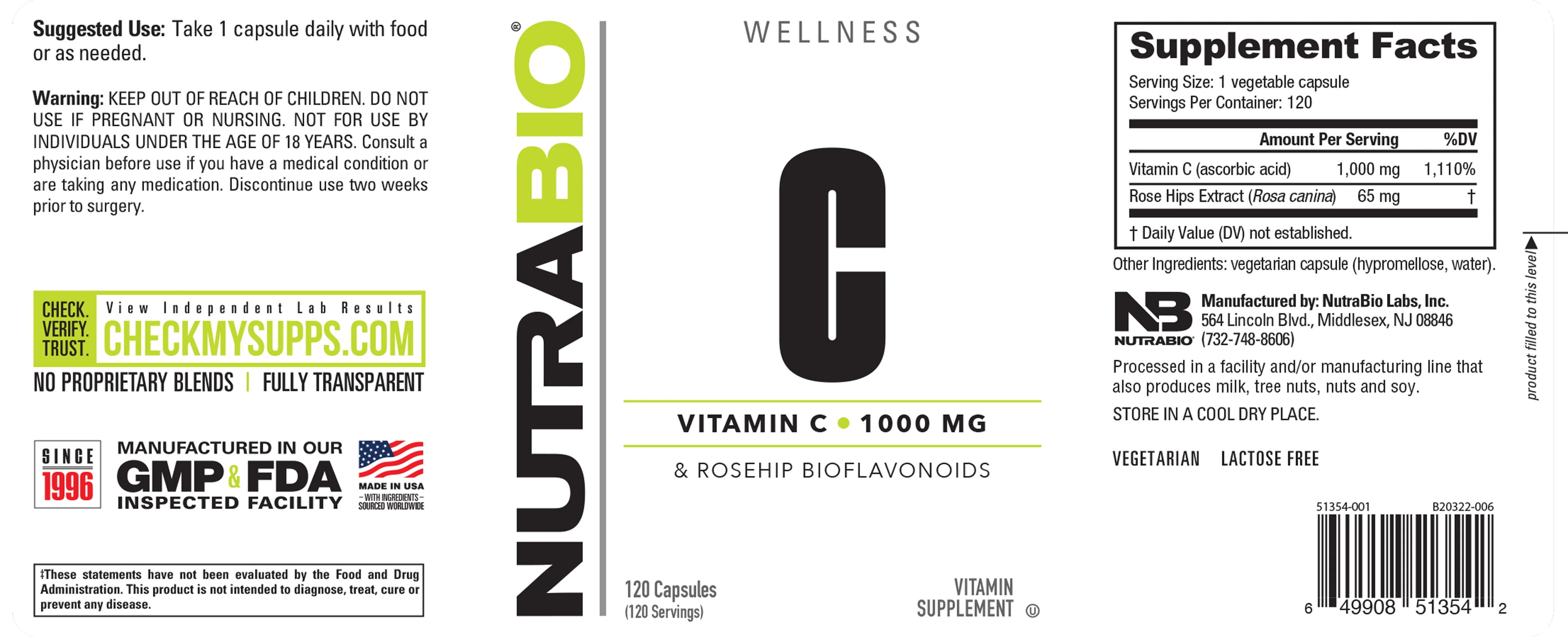 Vitamin C 1000mg with Rose Hips - Image 3