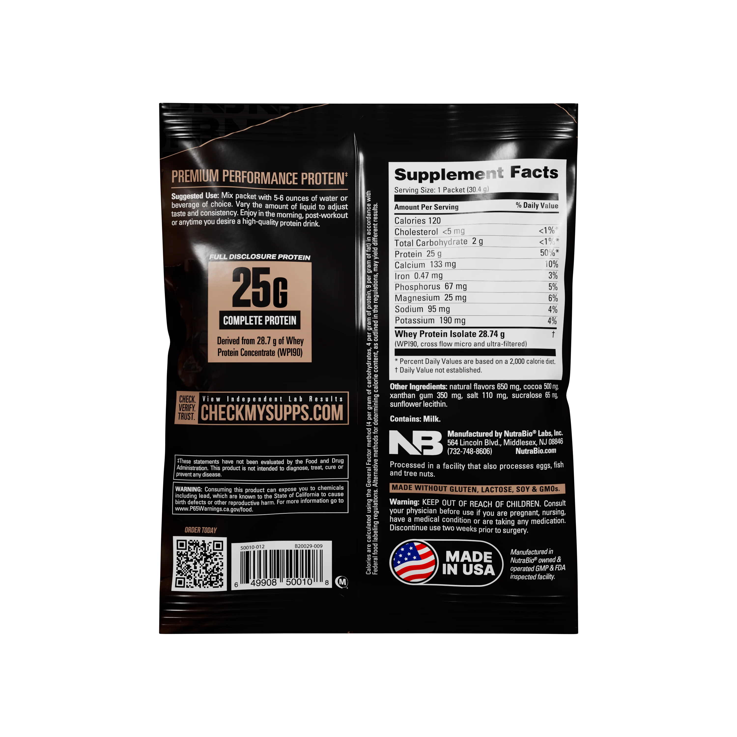 Whey Protein Isolate Powder - Sample Packet - Image 4