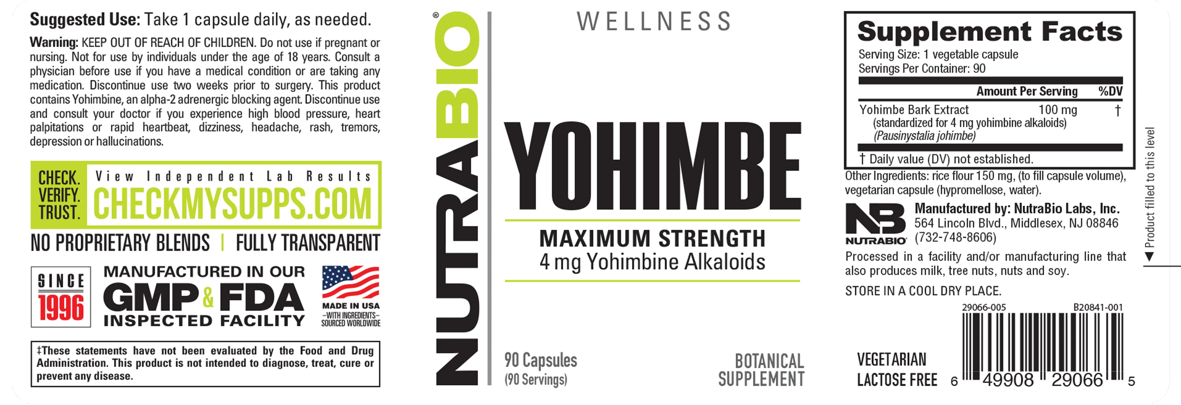 Yohimbe (4mg) - Image 3